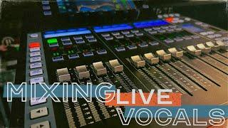 HOW TO MIX A LIVE ROCK BAND PART 3 // Vocals on the Behringer Wing COMPACT