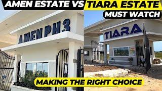 "Amen Estate phase3 vs. Tiara Estate ibeju lekki| A Detailed Comparison"