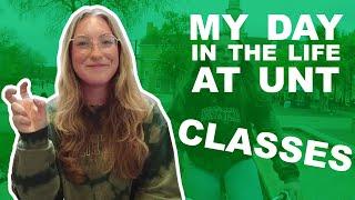 Going to Class + College Essentials & Best Study Spots | My Day in the Life Vlog at UNT