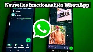 Nouvelles fonctionnalités WhatsApp 11/24