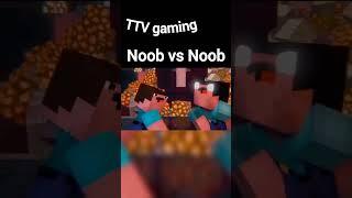 Noob vs Noob Minecraft #funny #video #minecraft #ttv #like #subscribe ️