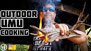 Umu Outdoor Cooking For A Family Feast, Niue Style!