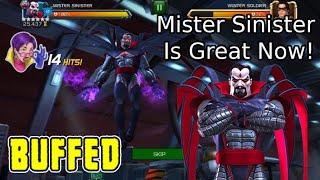 Buffed Mister Sinister Gameplay! He Is Actually Good Now! | Marvel Contest Of Champions