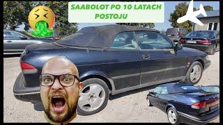 Saab 900 cabrio.Pierwsze mycie od 10 lat! no, może i lekka renowacja