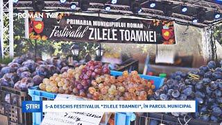 S-a deschis Festivalul "Zilele Toamnei", în Parcul Municipal