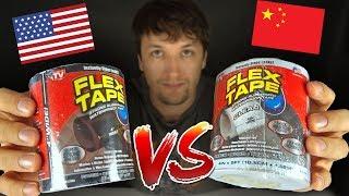 Американская VS Китайская Сверхпрочная Лента / Тестирую FLEX TAPE