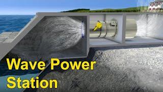 Ocean Energy -  Wave Power Station