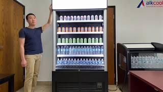 C4 ALKCOOL Open Air Showcase Cooler|Commercial Refrigerator|Cake,  Iced Coffee, Meat, Beverage