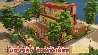 Shipping Container Home  | The Sims 4 | Stop Motion Build | NoCC