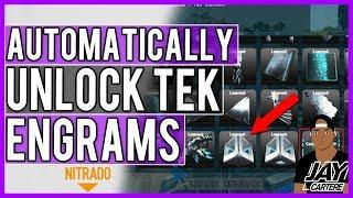 ARK PS4 Server Tips - How To Automatically Unlock Tek Engrams On Your Nitrado Server