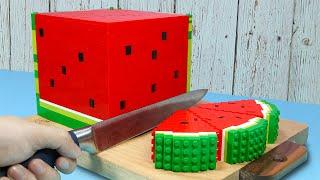 I Tested EVERY Viral Fuit Hacks Cutting Skills | Expensive LEGO SQUARE Watermelon