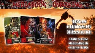 Unboxing -TEXAS CHAINSAW MASSACRE 1+2 // LEATHERFACE - Timo Würz - Mediabooks von Turbine