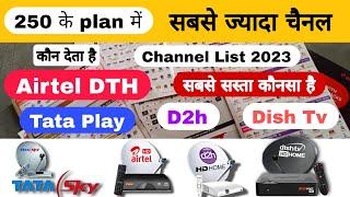 Best DTH Plan 2023 | Best DTH Recharge Plans | Best DTH Connection | Dish Tv, Airtel DTH, Tata Play