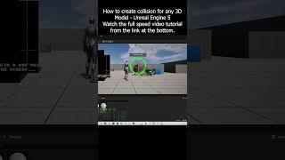 How to create collision for any 3D Model - Unreal Engine 5 Tutorials #collision #unrealengine #ue5