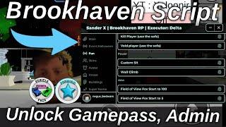 New Brookhaven Script | Sander X Hub | Unlock Gamepass Vip, Premium, Car | Roblox Pc/Mobile Executor