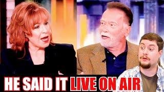 Joy Behar REGRETS asking Arnold Schwarzenegger THIS after hearing his answer