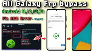 Finally Samsung Frp Bypasswith new free Tool/All Galaxy Frp unlock Android 12,13,14 fix Adb-2024