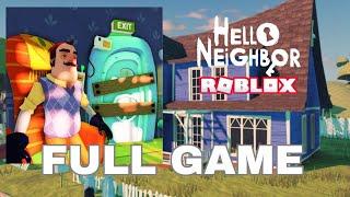 Hello Neighbor Roblox | (Act 1) Full Walkthrough