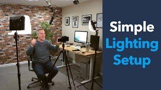 Great Simple Lighting Setup For Video