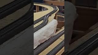 Alt V200 von Märklin  auf neuen Gleisen von Hamburg Modelbahn Nordost E.V..