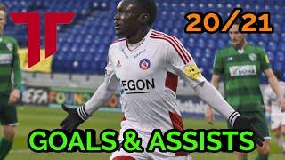 Abdul Zubairu | GOALS & ASSISTS | 20/21