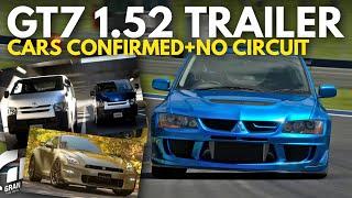 EVO 8, GTR, Hiace Van + No New Circuit | GT7 1.52 October Update Trailer Breakdown | PS5 Teaser