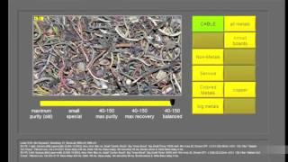 STEINERT KSS (combination sensor sorter) demonstration in US