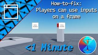 How-to-fix: Players can use the screen input methods on a GUI element | Roblox Studio