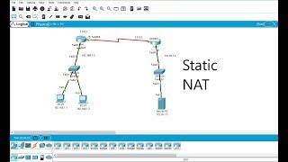 Static  NAT Configuration in in Cisco Packet Tracer 2019