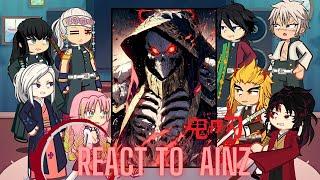 Hashiras react to Ainz | Demon Slayer | Gacha life 2 | hashira | Overlord