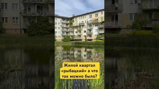 В доме живут одни рыбаки, озер прямо у дома #рыбалка #пруд