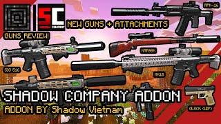 Shadow Company Addon Review! Warzone Guns Bedrock Edition Addon MCPE 1.21.50+ | Creator Crafter321