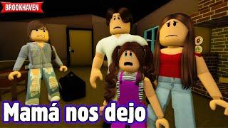 MAMÁ NOS DEJO | Brookhaven rp | Mini Pelicula - Historia de Roblox