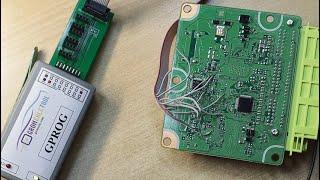 Ремонт блока srs 89170-60B60 Toyota LC 200 удаляем crash процессор Renesas H8SX R5F6 GromCalcTool