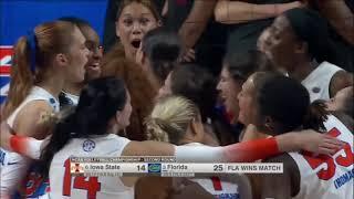 Alexis Stucky Setter Florida vs Iowa State 2022 NCAA 2rd round