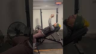Single Dumbbell Incline Bench Press #strengthtraining