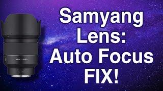 (2024) Samyang Lens Firmware? UPDATE NOW (in under 3 min)