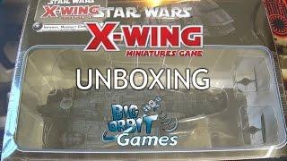 Star Wars X-Wing Miniatures Game Imperial Assault Carrier Unboxing