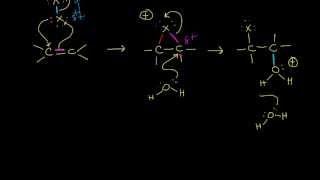 Halohydrin formation | Alkenes and Alkynes | Organic chemistry | Khan Academy