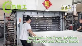 Hot Sale Woodworking Machinery Plywood Hot Press Machine Used on Core Veneer