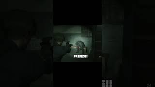 FREEZE!! // Resident Evil 2 #gaming #residentevil #re2 #blizzyracksgaming #zombies #horror gaming