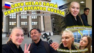 DITERIMA KULIAH S2 RUSSIA, LANGSUNG SEKELAS SAMA CEWE KONTEN KREATOR CANTIK RUSSIA SATU INI