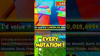 I GOT ALL MUTATIONS FRUIT WORTH TRILLIONS in Grow a Garden!!