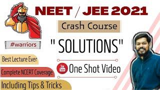 crash course neet।jeemain।2020। Solutions। tricks