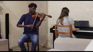 Valeria Rubsova ft Mauricio Nzage - Experience for violin and piano (Ludovico Einaudi )