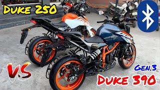 2024 Model Ktm Duke 250 Vs Duke 390 Comparison Review | Ktm Duke 390 Vs 250 | duke 250