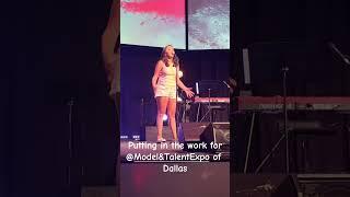 Getting #ready for model talent expo of Dallas #performer #singer