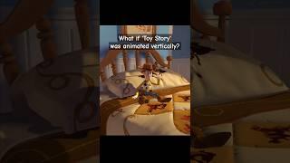 Toy Story, but animated vertically  #shorts #toystory #toystoryfan #cartoons #cartoon