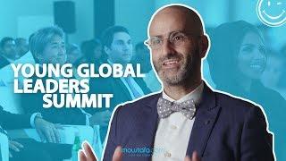 Moustafa Hamwi at the Young Global Leaders Summit