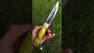 Yakut knife with stabilized Alder wood